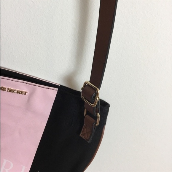 VICTORIA’S Secret pink and black crossbody - Picture 3 of 10